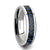 Thorsten Auxilius Black & Blue Carbon Fiber Inlay Tungsten Carbide Ring (6-10mm) W559-BBCF