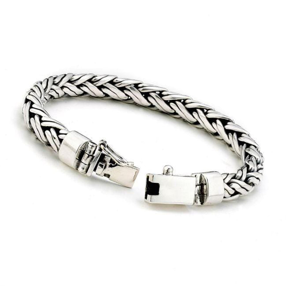 Samuel B. Nengah Padian Woven Sterling Silver Bracelet