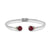 Samuel B. Ruby Birthstone Glow Bangle Bracelet - July