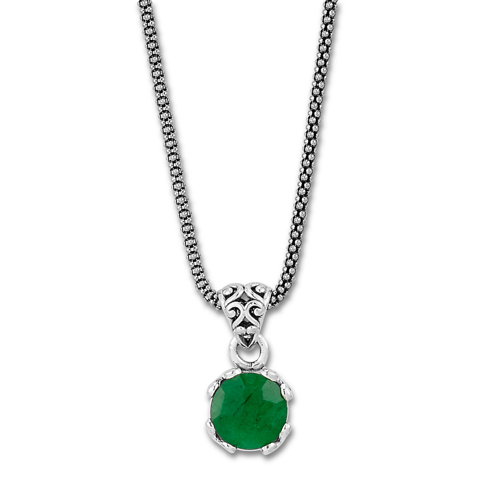 Samuel B. Emerald Birthstone Glow Necklace - May