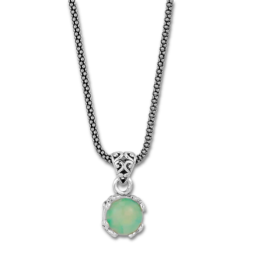 Samuel B. Opal Birthstone Glow Necklace October Cirelli Jewelers