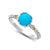 Samuel B. Sleeping Beauty Turquoise Glow Ring