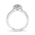 Mars Bridal Classic Round Halo Diamond Engagement Ring 25391