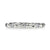 14K White Gold 0.14ct. Bezel Set Diamond Textured Stackable Fashion Ring