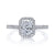 Mars Bridal Classic Emerald Shaped Halo Diamond Engagement Ring 26500