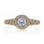 Mars Bridal Signature Round Halo w/ Milgrain & Filigree Detailing Diamond Engagement Ring 25850