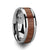 Thorsten Kodiak Beveled Tungsten Carbide Ring with Rosewood Inlay (6-10mm) W122-RWIT