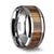 Thorsten Palmaletto Tungsten Carbide Ring w/ Beveled Edges & Real Zebra Wood Inlay (6-10mm) W1896-ZBWI