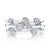 14K White Gold 0.52ct. Bezel Set Diamond Fashion Band