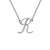 Lafonn Simulated Diamond Letter "R" Pendant Necklace 9N074CLP