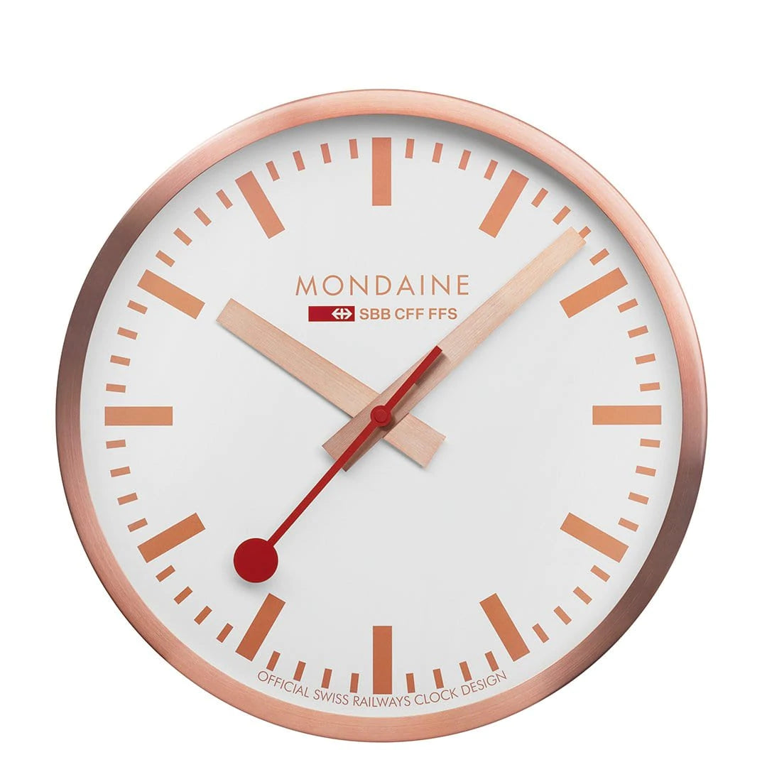 Mondaine Official Swiss Railways Clock A990.CLOCK.18SBK