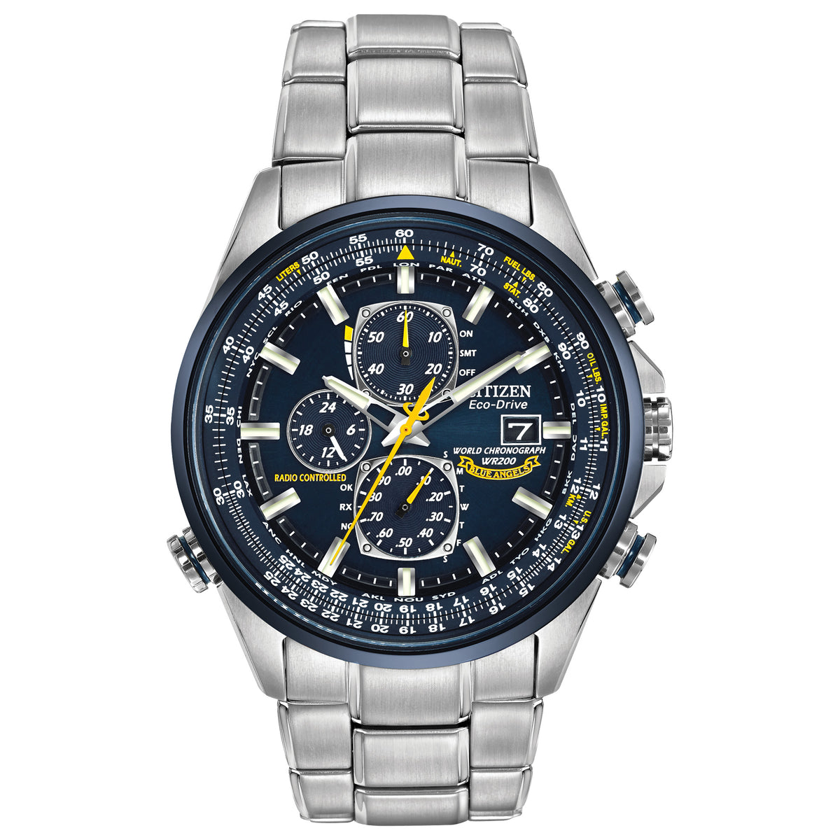 Citizen Eco-Drive Blue Angels Promaster World Chronograph A-T AT8020-54L