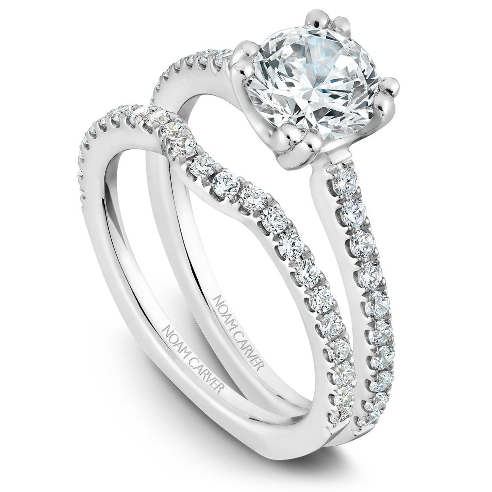 Noam Carver Diamond Engagement Ring B001-01A