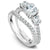 Noam Carver Three Stone Diamond Engagement Ring B001-05A