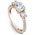 Noam Carver Three Stone Diamond Engagement Ring B001-05A