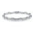 Lafonn Simulated Diamond Semi-Bezel Link Bracelet B0032CLP