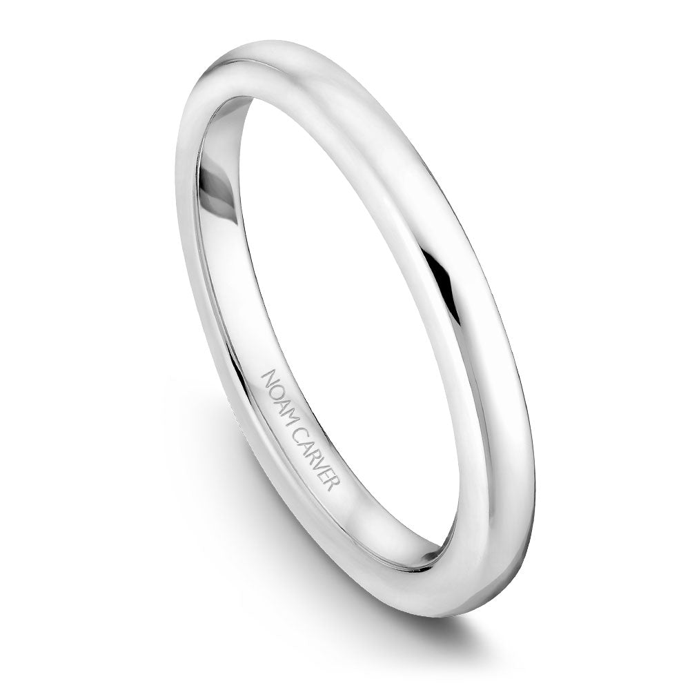 Noam Carver Solitaire Wedding Band B006-03B