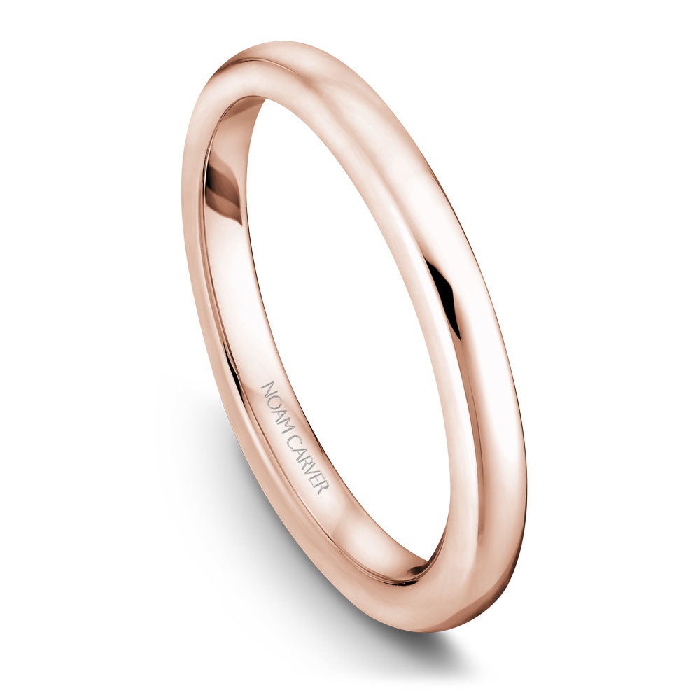 Noam Carver Solitaire Wedding Band B006-03B