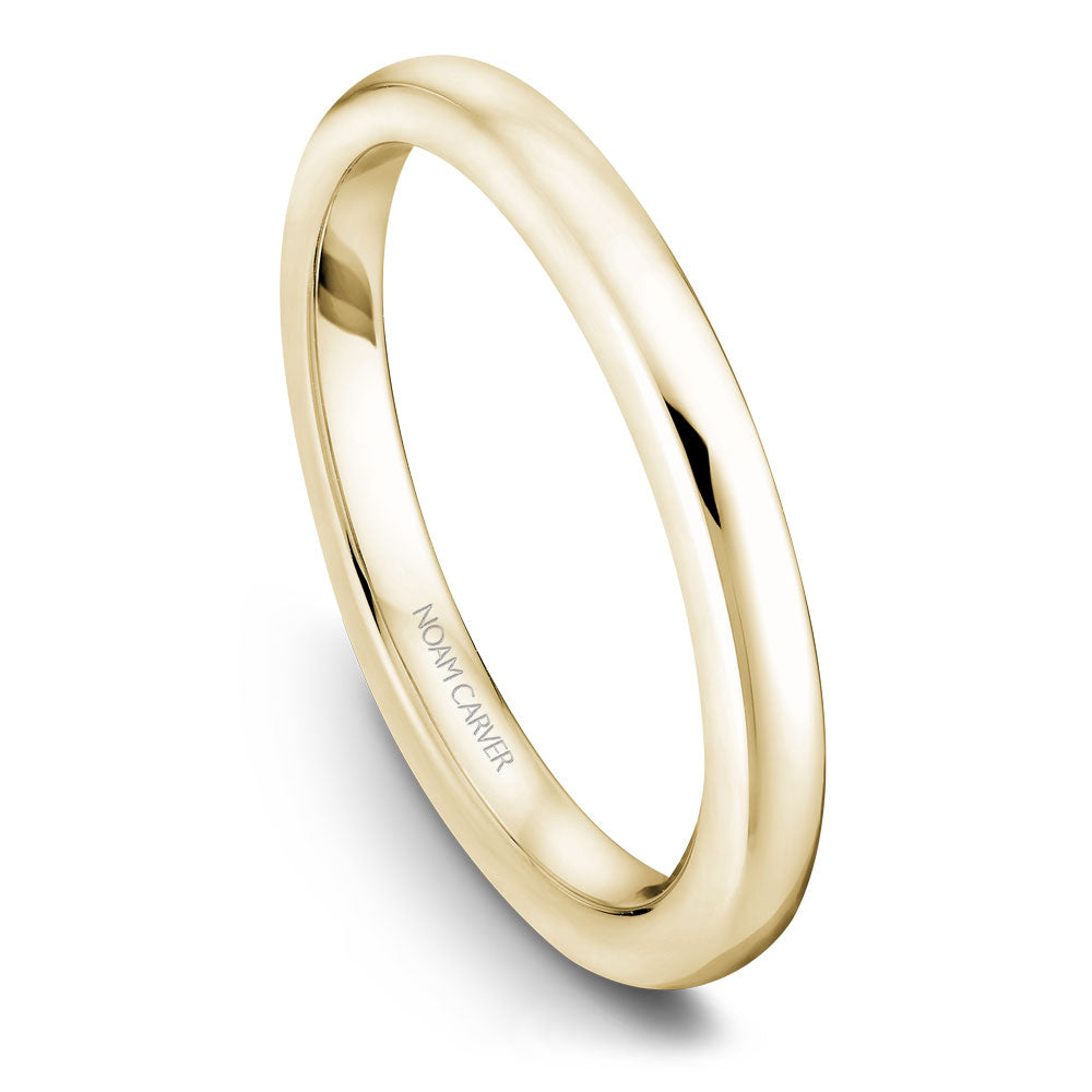 Noam Carver Solitaire Wedding Band B006-03B