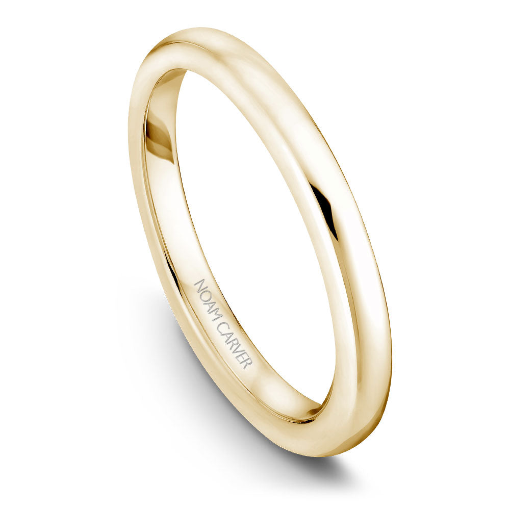 Noam Carver Solitaire Wedding Band B018-01B