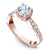 Noam Carver Micro Pavé with Diamond Detail Engagement Ring B020-02A