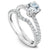 Noam Carver Diamond Engagement Ring with Diamond Detail Accent B022-01A