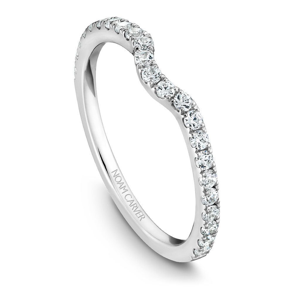 Noam Carver Diamond Wedding Band B022-01B