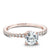 Noam Carver Diamond Engagement Ring with Diamond Detail Accent B022-01A