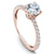 Noam Carver Diamond Engagement Ring with Diamond Detail Accent B022-01A