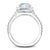 Noam Carver Diamond Halo Engagement Ring B034-03A