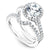 Noam Carver Diamond Halo Engagement Ring B034-03A