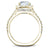 Noam Carver Diamond Halo Engagement Ring B034-03A