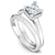 Noam Carver Soliatire with Diamond Detail Engagement Ring B041-01A