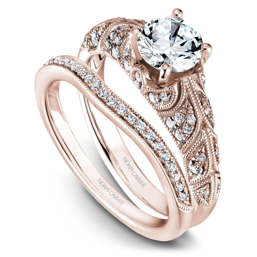 Noam Carver Vintage Inspired Diamond Engagement Ring B056-01A