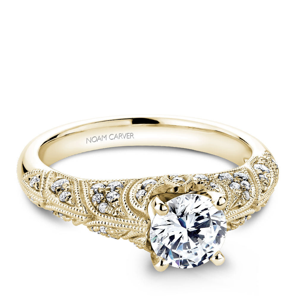 Noam Carver Vintage Inspired Diamond Engagement Ring B056-01A
