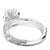 Noam Carver Rollover Diamond Engagement Ring with Floral Diamond Detail Setting B081-02A