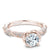 Noam Carver Rollover Diamond Engagement Ring with Floral Diamond Detail Setting B081-02A