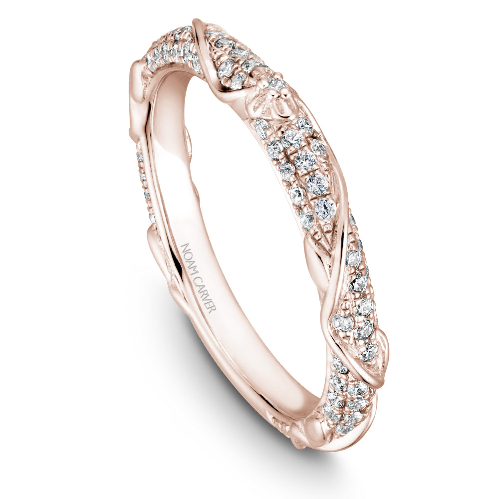 Noam Carver Rollover Diamond Wedding Band B081-02B