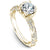 Noam Carver Rollover Diamond Engagement Ring with Floral Diamond Detail Setting B081-02A