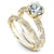 Noam Carver Rollover Diamond Engagement Ring with Floral Diamond Detail Setting B081-02A