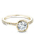 Noam Carver Bezel Top Micropavé Diamond Engagement Ring B095-02A