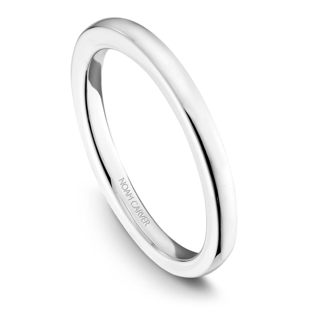 Noam Carver Solitaire Wedding Band B095-03B