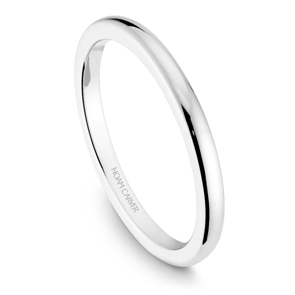 Noam Carver Solitaire Wedding Band B101-02B