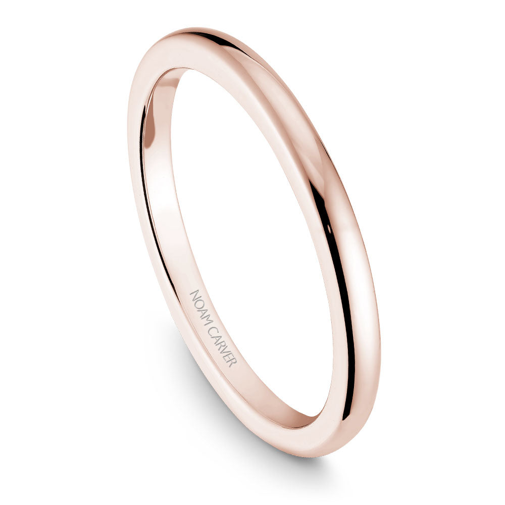 Noam Carver Solitaire Wedding Band B101-02B