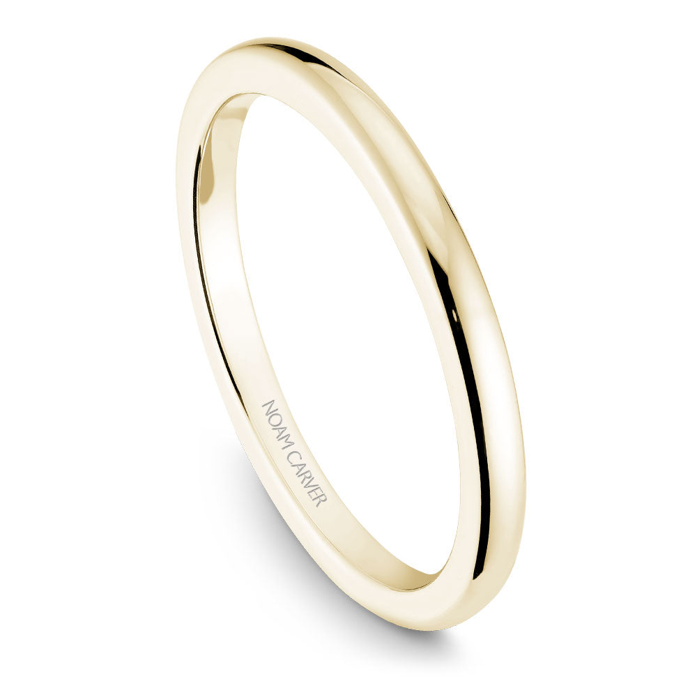 Noam Carver Solitaire Wedding Band B101-02B