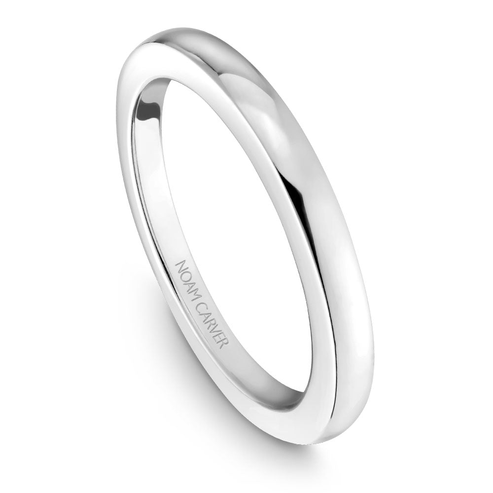 Noam Carver Solitaire Wedding Band B140-01B