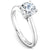 Noam Carver Solitaire with Diamond Detail Engagement Ring B143-01A