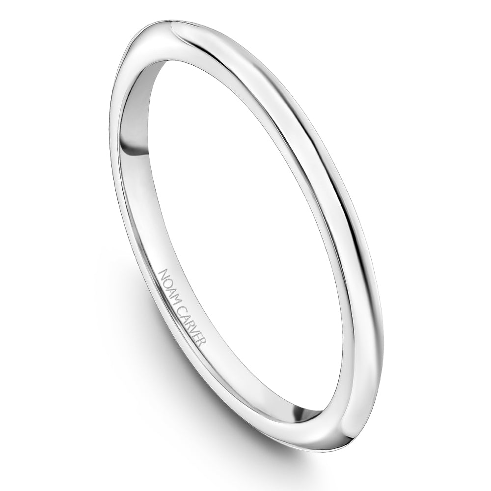 Noam Carver Solitaire Wedding Band B143-01B