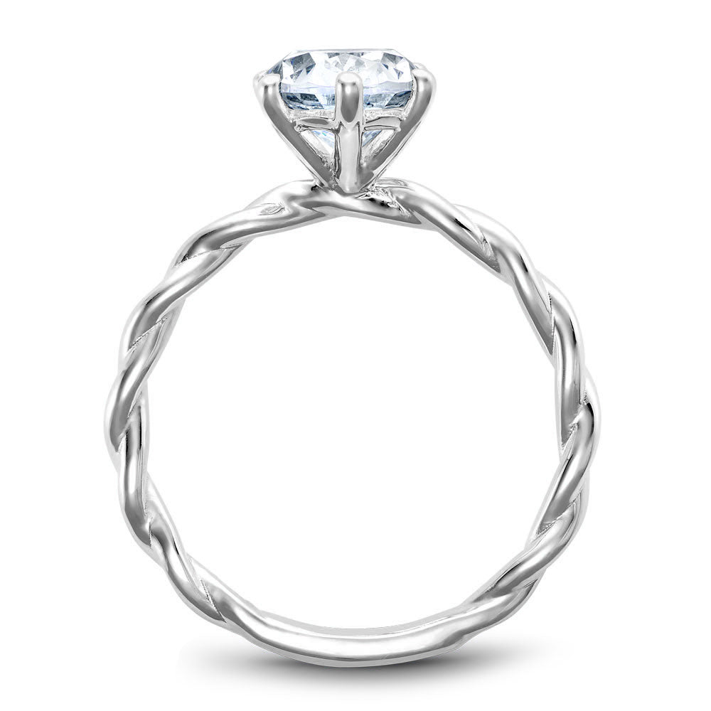 Noam Carver Twisted Solitaire Engagement Ring B167-05A