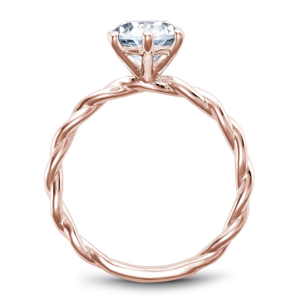 Noam Carver Twisted Solitaire Engagement Ring B167-05A
